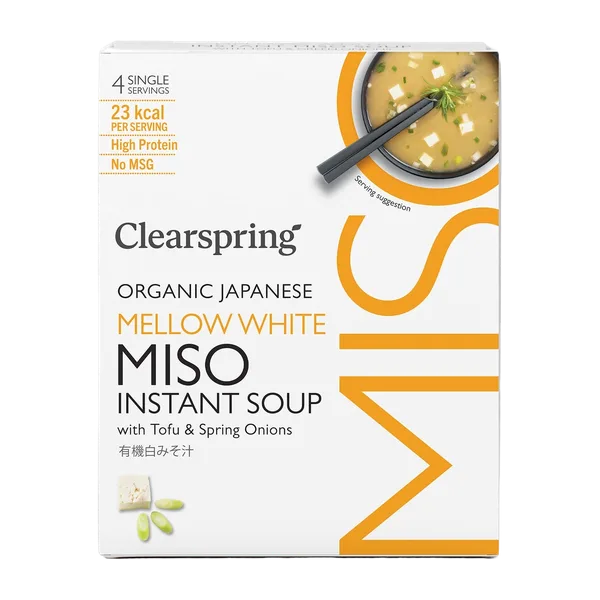Clear Spring Org Instant Miso Soup Mellow White (4x8g) 32g