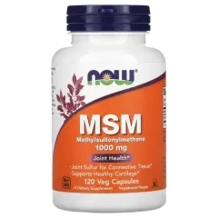 Now Msm 1000mg Vcaps 120’s