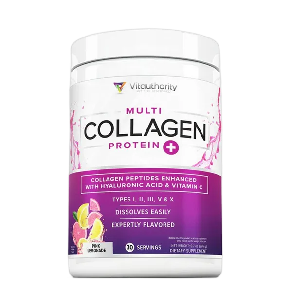 Vitauthority Multi Collagen Protein + Pink Lemonade 30svs 276g