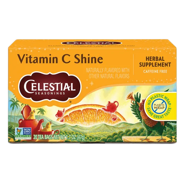 Celestial Cf Vit C Shine Herbal Tea 20’S 47g