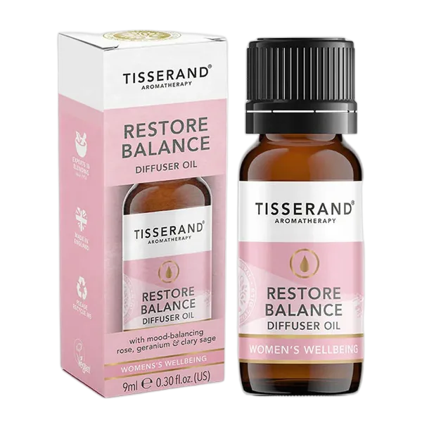 Tiss Restore Balance Diffuser Oil Rose,Geranium & Clary Sage 9ml