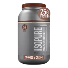 Optimum Nutrition Isopure Zero Carb Protein Cookies & Cream (3lb) 1.36kg