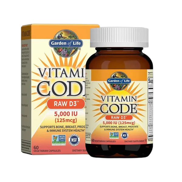 Garden Of Life Vitamin Code Raw D3 5000 Iu(125mcg) 60s