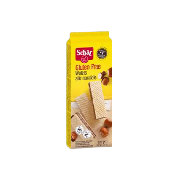 Dr Schar G/F Wafers Alle Nocciole (Hazelnut Wafers) 125g