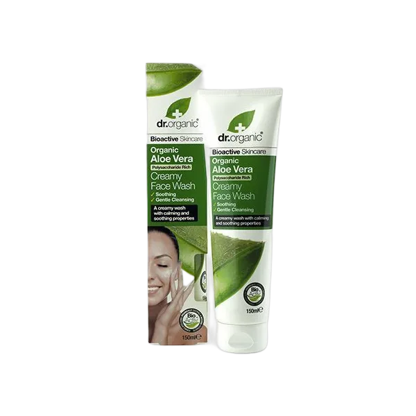 Dr Organic Aloe Vera Creamy Face Wash 150ml
