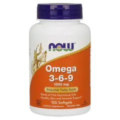 Now Omega 3-6-9 Softgels 100's