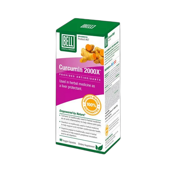 Bell Curcumin 2000x 90vcaps