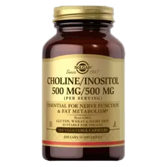 Solgar Choline/Inositol 500mg 100s