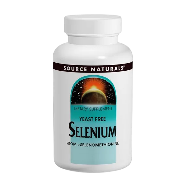 Source Naturals Selenium Yst Free 200mcg 60t