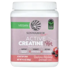 Sunwarrior Sport Active Raspberry & Elderberry Lemonade Creatine Monohydrate 400g