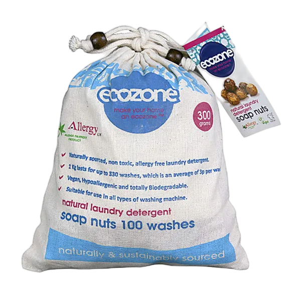 Ecozone Soap Nuts 100 Washes 300g