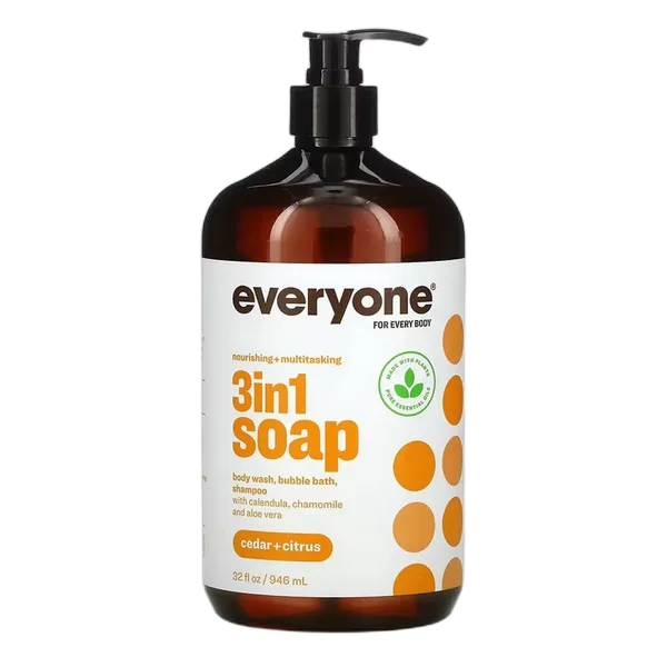 Everyone 3 In 1 Soap Cedar+Citrus 32floz/946ml