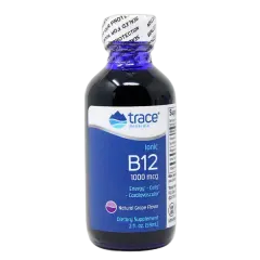 Trace Minerals Ionic B12 1000 Mcg Natural Grape Flavour (2fl) 59ml