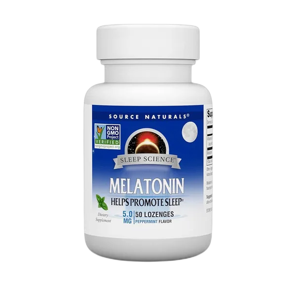 Source Naturals   Melatonin  Peppermint 50lozenges