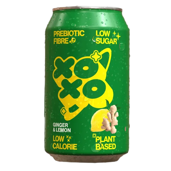 Xoxo Low Sugar Ginger & Lemon Drink Can 330ml