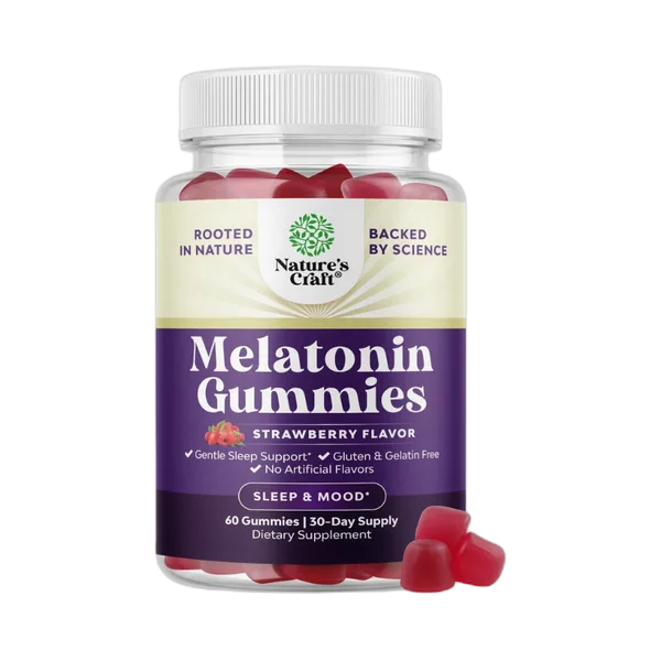 Nature’S Craft Melatonin Gummies 60’S