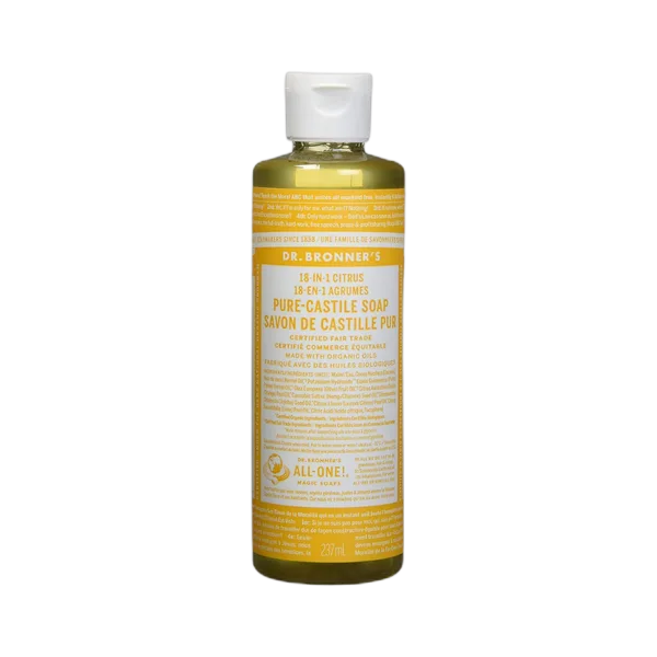 Dr Bron M Org Citrus Orange Liq Soap 8oz/237ml
