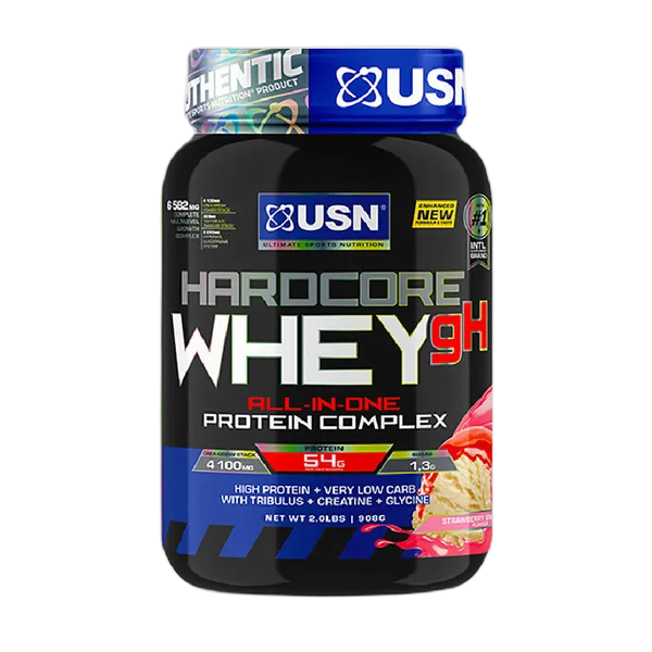 Usn Hardcore Whey Strawberry Smoothie 908g