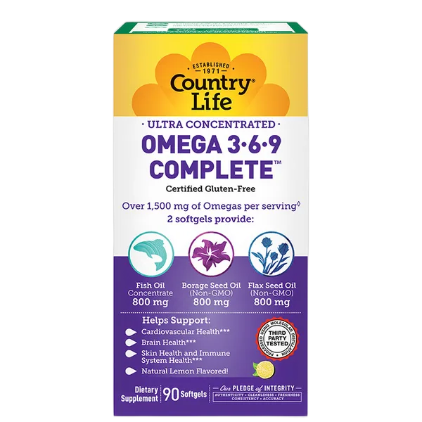 Country Life Ultra Omega 369 90softgels