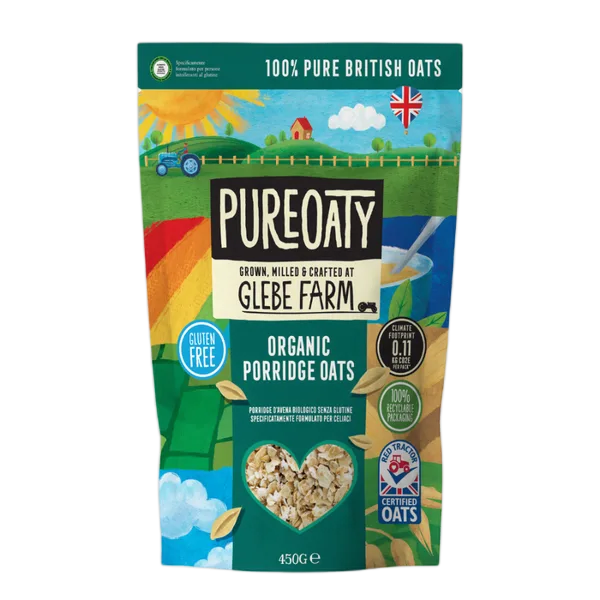 Glebe Farm Organic Gluten Free Porridge Oats 450g