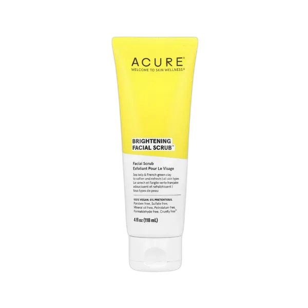 Acure Brightening Facial Scrub (4oz) 118ml