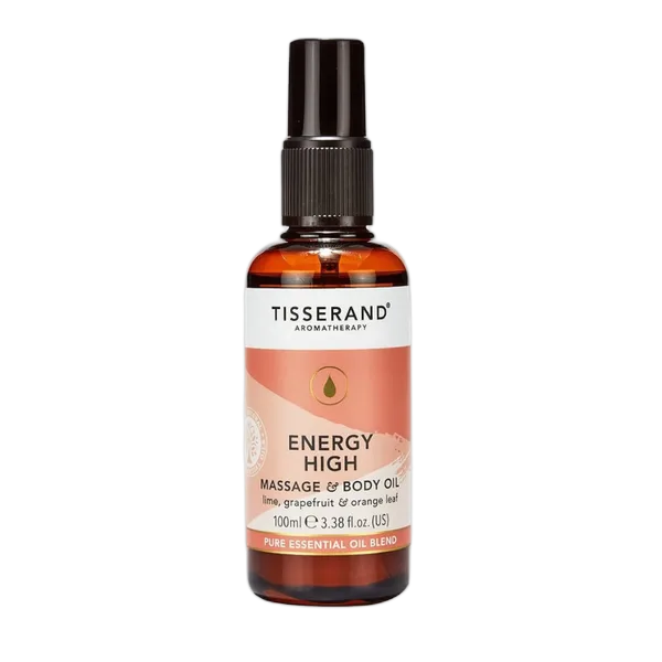 Tiss Energy Boost Massage & Body Oil Orange,Lime & Grapefruit 100ml