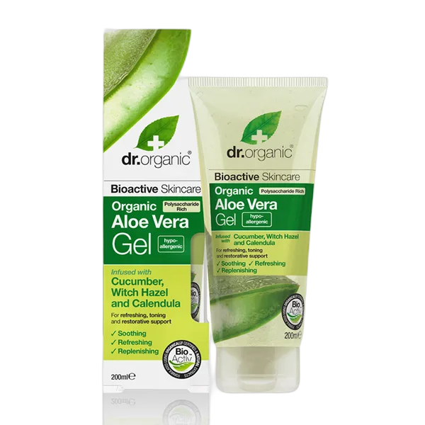 Dr Organic Aloe Vera With Cucumber/Witchazel 200ml