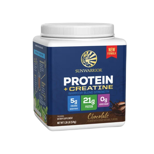 Sunwarrior Blend Gf Protein + Creatine Choc Powder 14svs 574g
