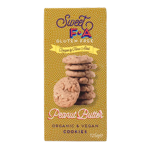 Sweet F.A Gf Org Peanut Butter Cookies 125g