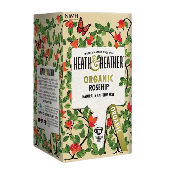 Heath And Heather Organic Rosehip Tea 20'S