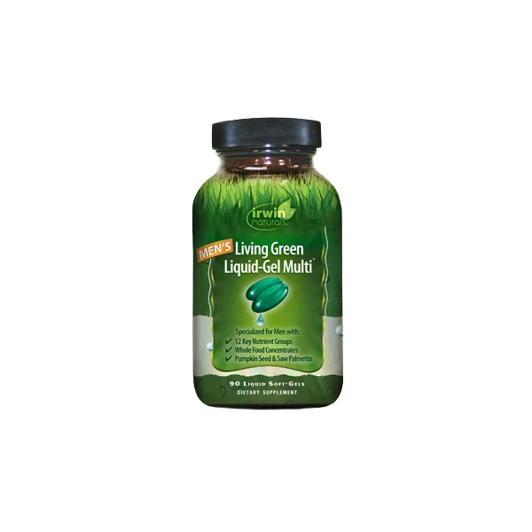 Irwin Naturals Living Green Liquid-Gel Multi For Men 90ct