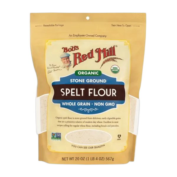 Bobs Rm Organic Spelt Flour 567gm
