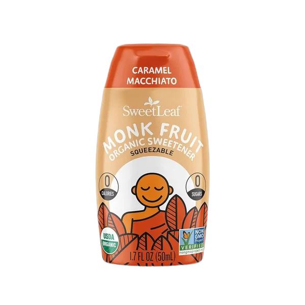 Sweetleaf Org Monk Fruit Caramel Sweet Drops 50ml #Mf50-Cm