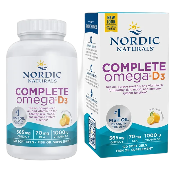 Nordic Naturals Complete Omega-D3 120s