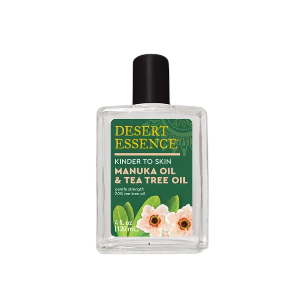 Desert Essence Kinder To Skin Manuka Oil & Tea Tree Oil 4oz/120ml