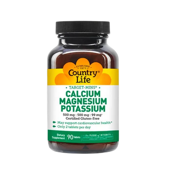 Country Life Target Calcium-Magnesium-Potassium 99mg 90 Tabs