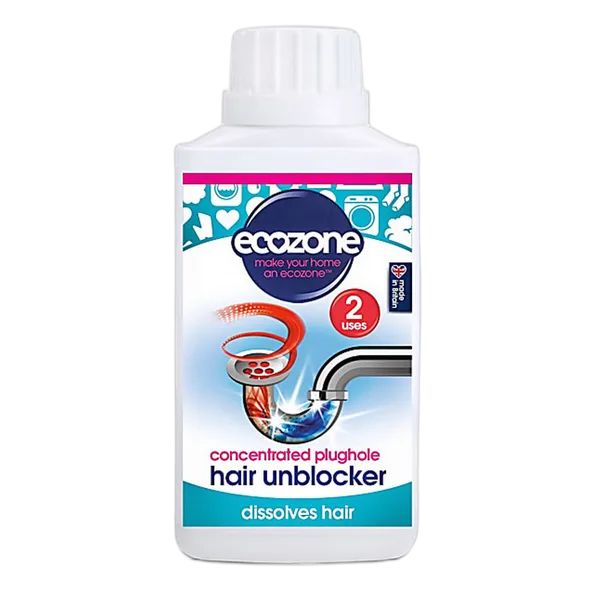 Ecozone Concentrated Plughole Hair Unblocker 250ml