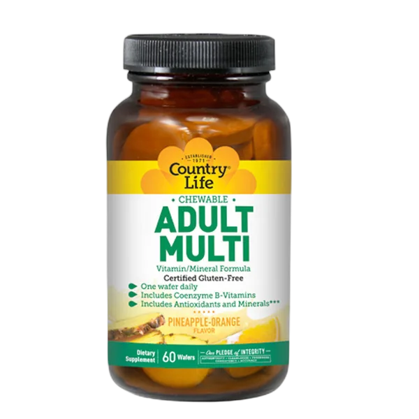 Country Life Adult Mult Vitamin Chewable Formula 60'S