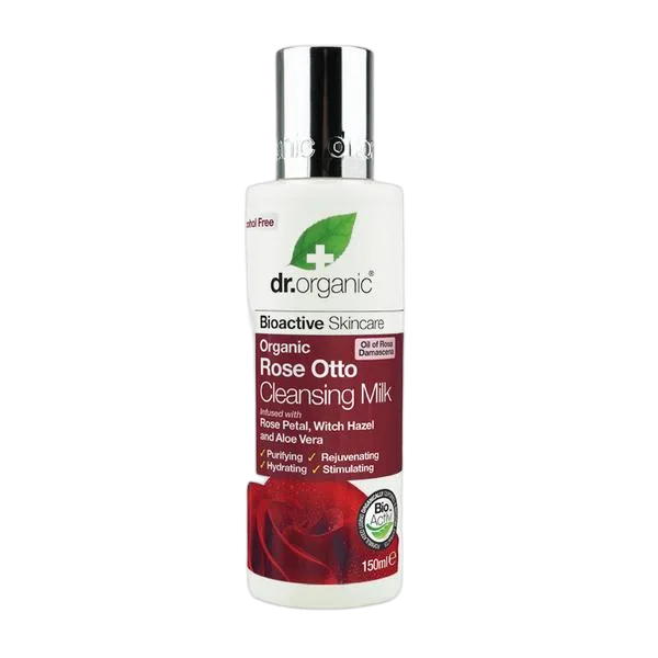 Dr Organic Rose Otto Cleansing Milk 150ml