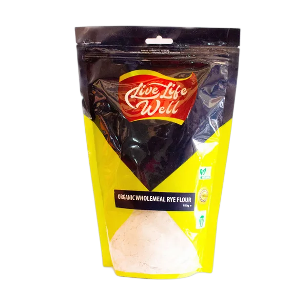 Live Life W Org W/Meal (Dark) Rye Flour 750gm