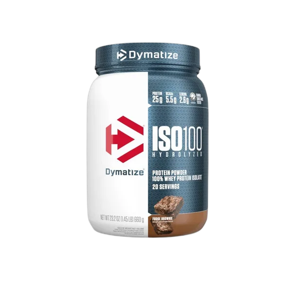 Dymatize Iso -100% Whey Fudge Brownie 610g#60029