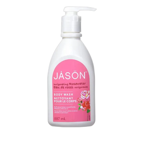Jason Org Rosewater Bwash 30oz 900ml