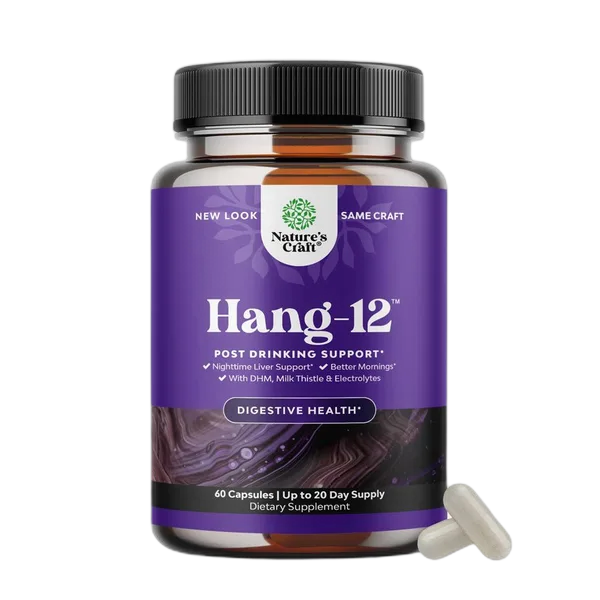 Nature'S Craft Hang-12 Post Drinking Support 60caps