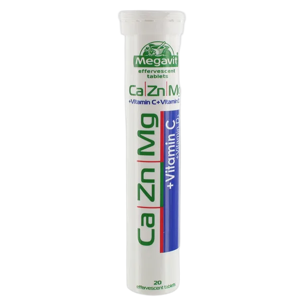 Megavit Calcium/ Zinc/ Magnesium 20 Eff Tabs