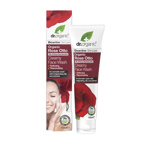 Dr Organic Rose Otto Creamy Face Wash 150ml