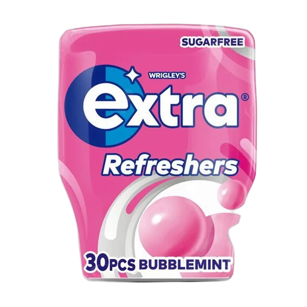 Wrigleys Extra Refreshers Bubblemint Gums 30'S 67g #912738