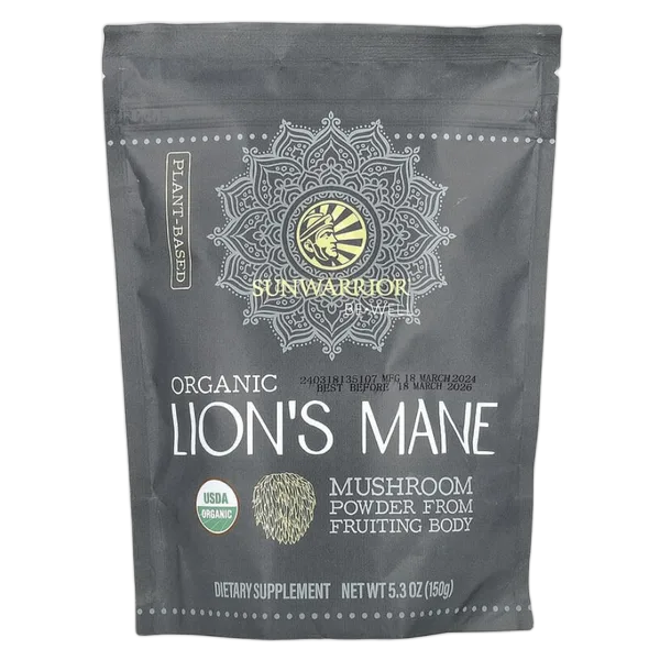 Sunwarrior Be Well Org Lion’S Mane Mushroom Powder 150g