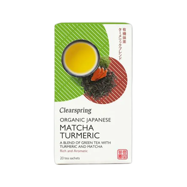 Clear Spring Org Jap Matcha Turmeric 20'S