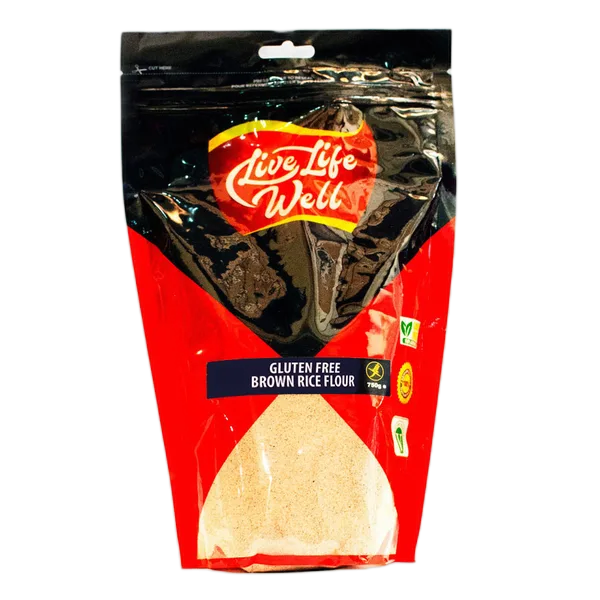 Live Life W Gf Brown Rice Flour 750gm
