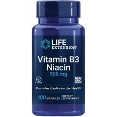 Life Extension Vit B3 Niacin 500 Mg 100s